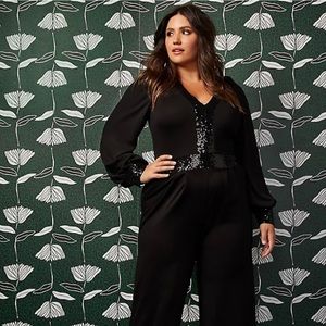 Torrid x Sylvia Mollie Sequin Jumpsuit